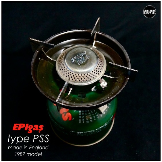 Laid-Back：焚火な野遊び:EPIgas Type PSS 3007HPA：EPIガス・ピクニック スーパー ストーブ