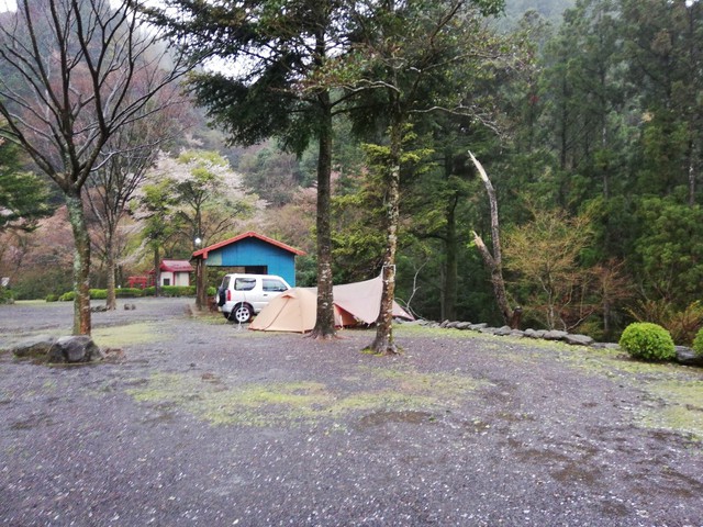 春の嵐をアメドとペンタシールドで過したソロキャンプ〜黒木民宿キャンプ場（長崎県大村市）〜