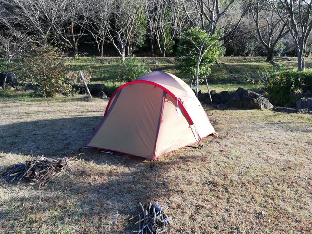 伊佐ノ浦公園キャンプ場（長崎県西海市）でソロキャンプ