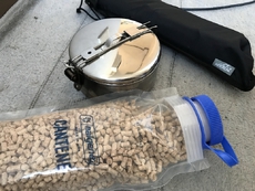 ペレット運搬にNALGENE