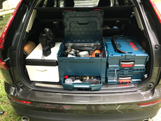 車中泊にBOSCHのシステムコンテナ