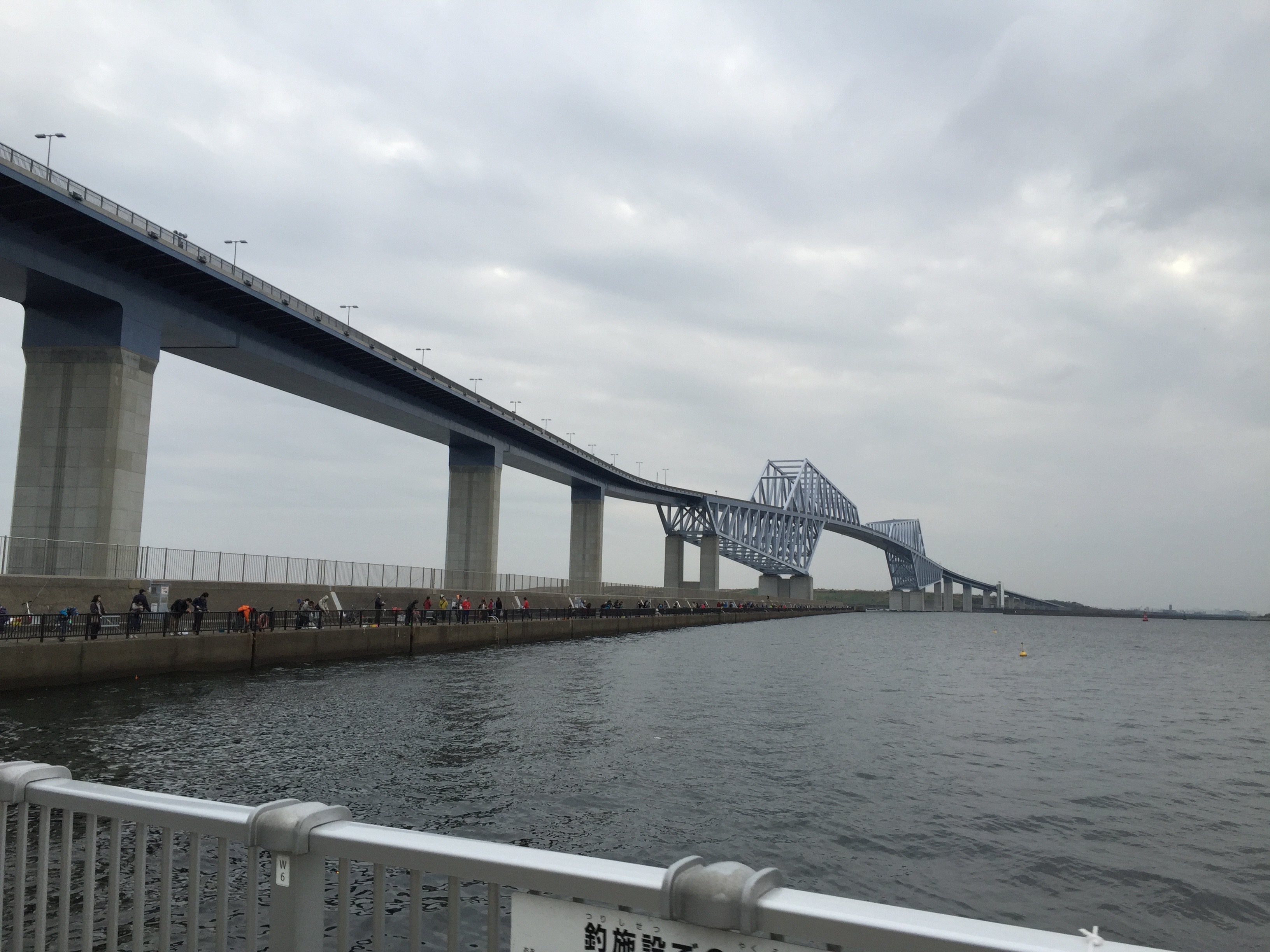 若洲公園でウキ釣り