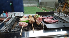 焼き鳥、焼き肉～(笑) 2016/09/02 17:31:34