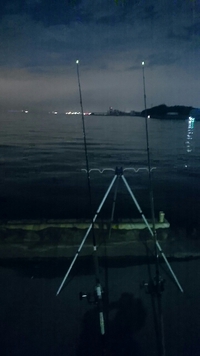夜釣り～(笑)