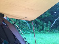 大雨キャンプ中 2016/07/09 16:15:04
