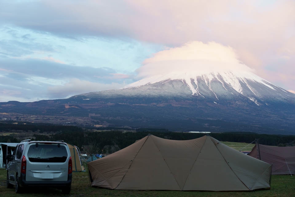 リベンジ富士山！！爆風！そして満点星空！！①【ふもとっぱらキャンプ場】2021年3月13日〜