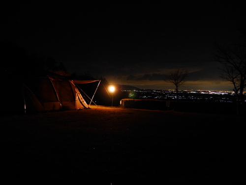 夜景を堪能～三重県尾高キャンプ場～（１２月２３日～）