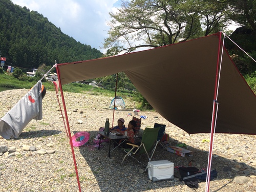 板取川でお手軽デイキャンプ ８月２日 Campハマりの備忘録