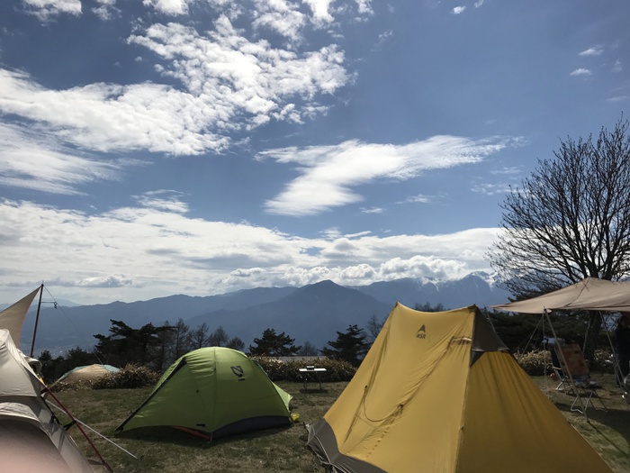 陣馬形山キャンプ場　ゴールデンウィーク