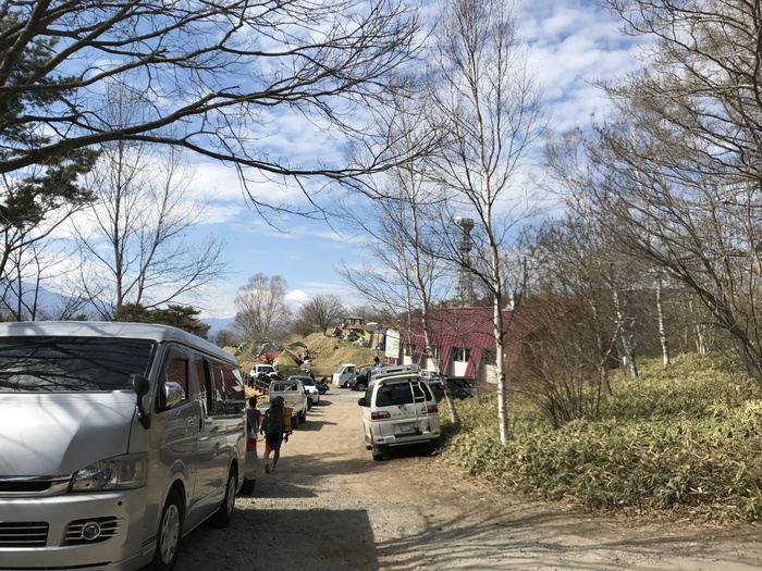 陣馬形山キャンプ場　ゴールデンウィーク