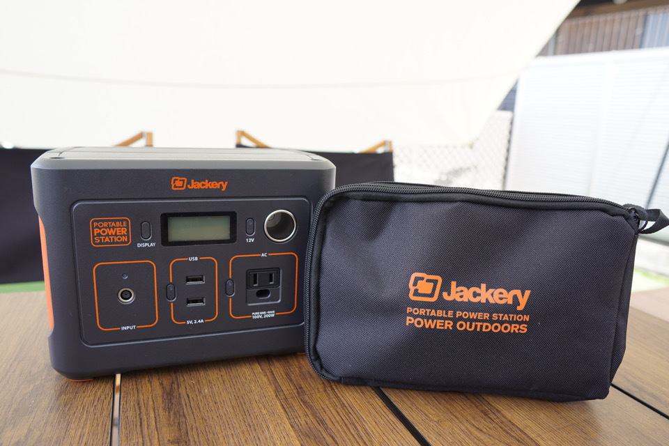 キャンプに大活躍！ポータブル電源！【Jackery ポータブル電源240（PR