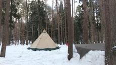 久しぶりの雪中キャンプ