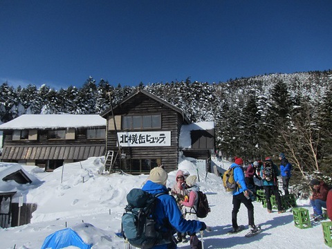 北八ヶ岳スノーシューハイク（2015/2/6～8）in蓼科レイクサイドキャンプ場