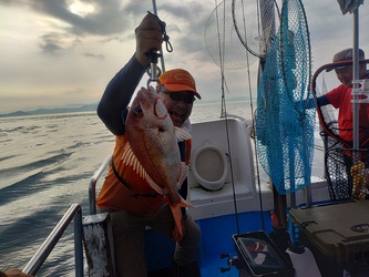 夏の鳴門海峡へタイラバ遊漁船釣行(*´∀｀)