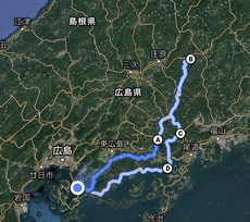 自販機自然薯アイス・新緑と海ツーリングin　広島県 神石高原町　三原市