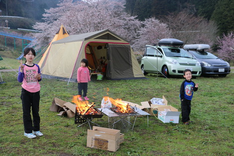 花見キャンプに行ってきました(^-^)/　　（その２）