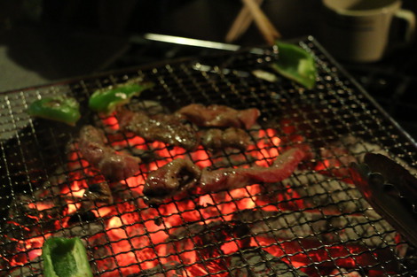 初！夜設営(^_^)