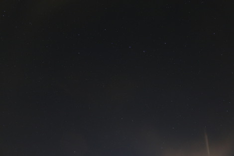 初！夜設営(^_^)