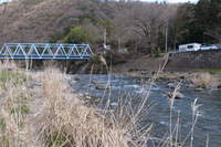 中津川愛川橋下でデイキャンプ