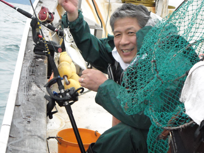 若狭湾 の大型鯵釣り　その9　若狭民宿村松