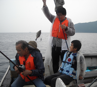 ファミリー釣教室201 ０年 その12　若狭釣宿 宿村松