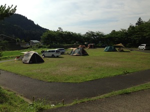 父子でin湯の原温泉オート再び♪