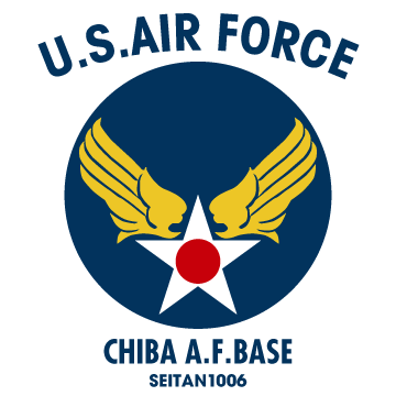U.S.AIR FORCE　CHIBABASE【ロゴマーク】