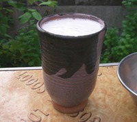 素焼きカップの泡立ち 2012/04/07 15:38:02