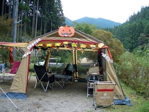 Happy　Halloween　camp　in　ぬくみ
