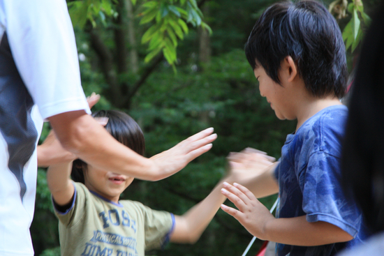 みんなみんなありがとう　in　自然の森