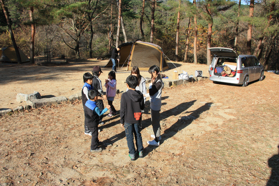 薪スト　石窯　みんなでお山