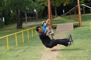 梅雨にも負けず、万葉公園キャンプ①