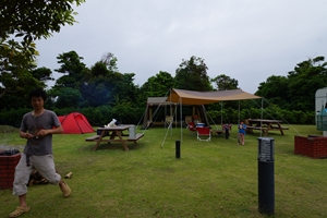 梅雨にも負けず、万葉公園キャンプ②