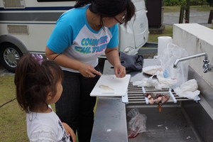 梅雨にも負けず、万葉公園キャンプ②