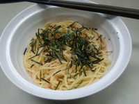 明太子スパとたらこスパ 2012/01/26 08:09:08