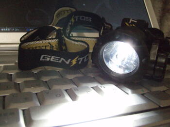 GENTOSリゲルヘッドライトＧＴＲ－７３１Ｈ。