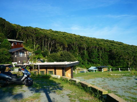 夕日のソロキャンパーin南伊豆夕日ヶ丘キャンプ場