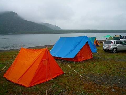 家型テントオフin西湖自由キャンプ場