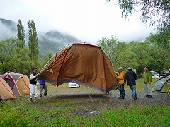 家型テントオフin西湖自由キャンプ場