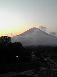 富士山がきれいです