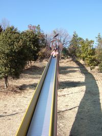 中央森林公園でサイクリング