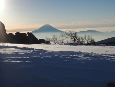 夜叉神峠から薬師岳