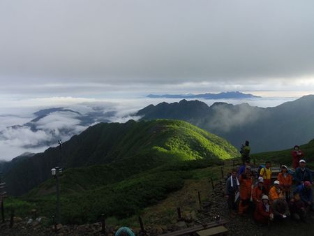 お手伝い＠仙丈小屋（2890m)