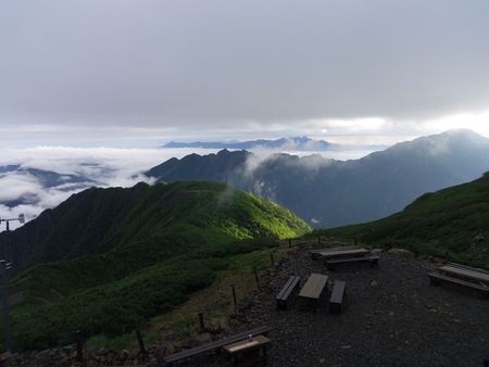 お手伝い＠仙丈小屋（2890m)
