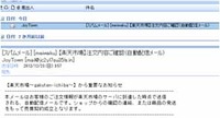 迷惑メール 2012/12/23 08:02:25
