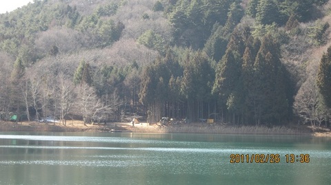 四尾連湖でｼﾋﾞﾚてきました。（2011/2/25～27）