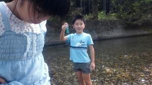 大芦川で涼みました。