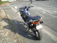 たまにはバイクで…。