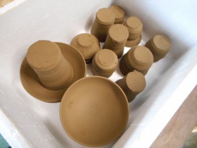 登り窯の作陶！