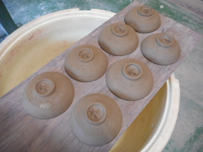 登り窯の作陶！